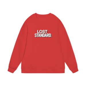 LOST STANDARD - RED SWEATSHIRT