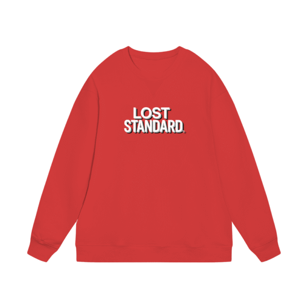 LOST STANDARD - RED SWEATSHIRT
