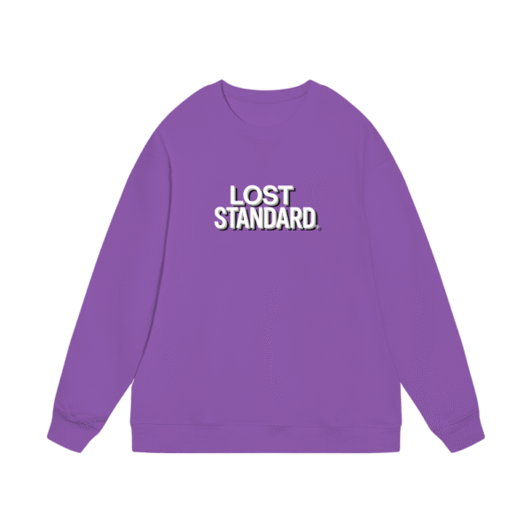 LOST STANDARD - PURPLE SWEATSHIRT
