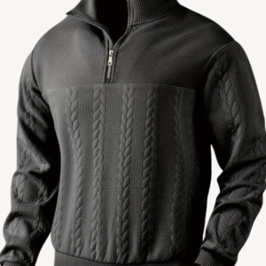 Rafael | Cable Knit Zip Up