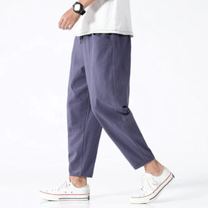 Tokyo – Cropped Linen Trousers