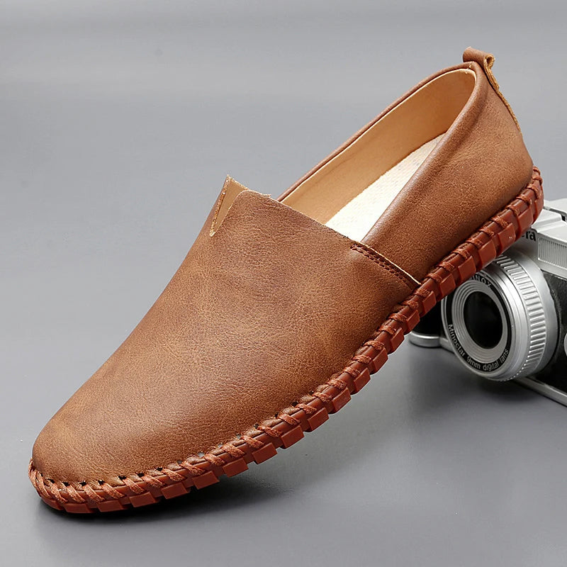 Mykonos Leather Loafers