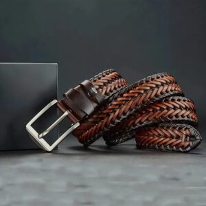 Braided Cowhide Belt